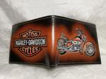 Кошелёк мужской. Изделия из кожи. Студия Кожи Стиль (СКСтиль). Harley-Davidson.