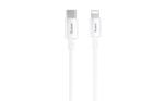 Кабель Olmio USB2.0, Type-C — Lightning, 1м, белый 041666