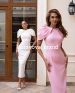 Платье с акцентом на плечах Buravova brand 56988802