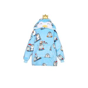 Готов к поставке
Детский худи-плед с капюшоном &#34;Пингвин&#34;
Объемный капюшон
Из флиса 250 г/м²
С большим карманом