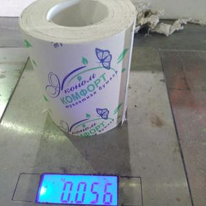 Туалетная бумага из макулатуры 50 грамм.