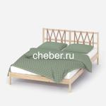 Кровать полутораспальная / двуспальная Чебер Алиса