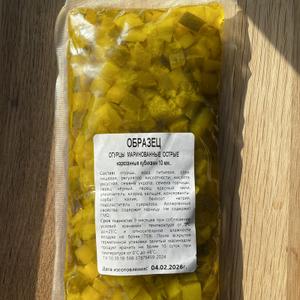 Огурцы нарезанные кубиками 10*10 мм (Острые)