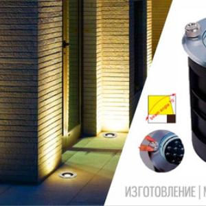 Грунтовой поворотный светильник LEDMAQ