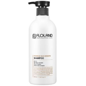 Floland Premium Шелковый кератиновый шампунь