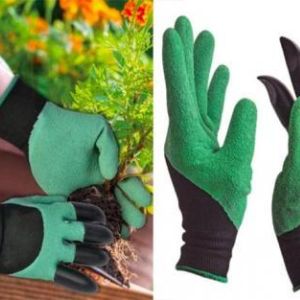 Перчатки садовые с когтями &#34;Garden Genie Gloves&#34;. Перчатки &#34;Garden Genie Gloves&#34; – уникальное приспособление для всех, кто любит ухаживать за грядками и при этом заботится о своих руках. 