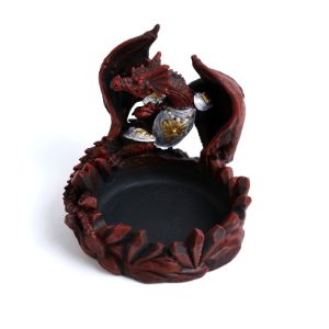 пепельница дракон в латах (коричневая)