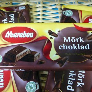 Темный шоколад Marabou без добавок. 