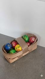 Корзина из шпона