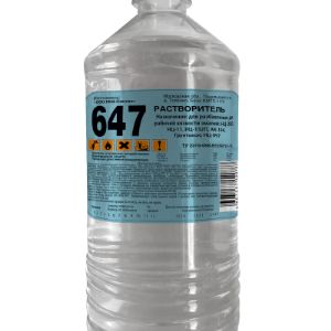 Растворитель 647, 900 мл.