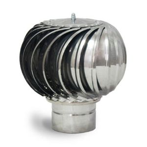 Турбодефлектор из нержавеющей стали от 100 до 800 мм.