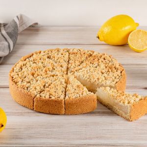 Постный пирог с лимонной начинкой &#34;Лимонный Пай&#34; 1,32 кг.
Подходит для веганов.