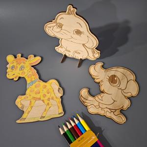 Фигурки под раскраску