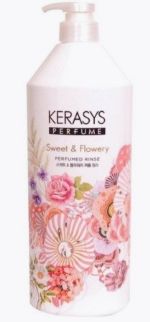Кондиционер-бальзам для волос Kerasys Sweet and Flowery, 1л Лайм Корея 195-00265