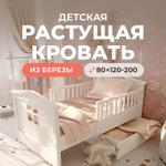 Детская растущая кровать Домик Simba mebel