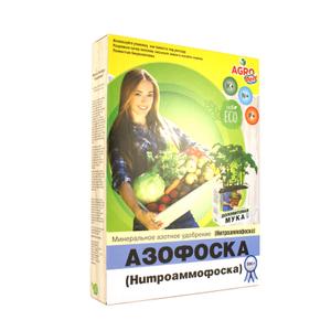 Удобрения: Азофоска в картонной пачке 500гр