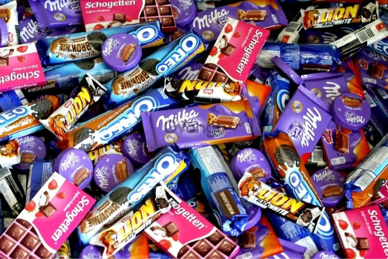 Сладости из Европы в большом ассортименте