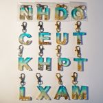 Брелоки "Латинский алфавит"