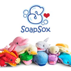Замечательные мочалки в виде прикольных игрушек SoapSox. 