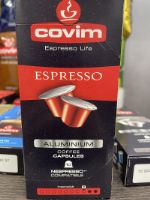 Кофе COVIM Кофе в капсулах COVIM NESPRESSO ALU ESPRESSO, 50% Арабика, 50% Робуста, упаковка 10 капсул 300