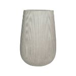 Кашпо PATT HIGH светло-серый вертикальная полоска Pottery Pots P3028-43-26