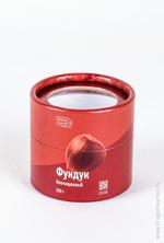 Тубус-футляр с окном для орехов 73х70 Кругом картон TF-7170NU1