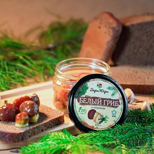 Дары Югры: белые грибы маринованные цельные экстра