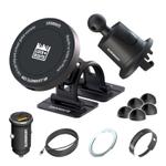 Магнитный держатель в авто с Magsafe с 2 видами крепления: на воздуховод и панель Luckroute magsafecarholderall magsafecarholderall