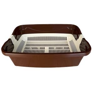 Туалет для кошек ЦарапычЪ с низкой сеткой