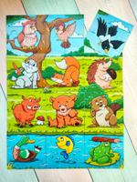 Пазл магнитный "Кто живет в лесу?" 01153