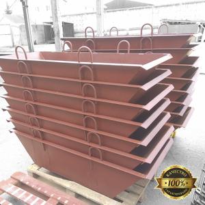 Тары для раствора сделаны из прочного материала, обеспечивающий долговечность пользования. Разный объем тар позволит совершать любые работы связанные со смесями и их транспортировкой.