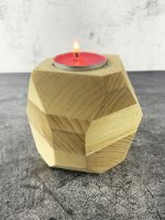 Подсвечник деревянный на одну свечу №2