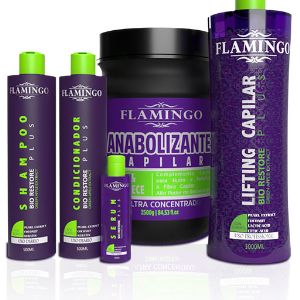 Flamingo Lifting capilar hair smoothing product for a lightght weight smooth shiny texture and extra volume