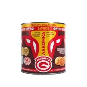 Молоко сгущенное с сахаром вареное «Лакомка» м.д.ж.8,5%, ж/б380г.