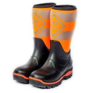 Сапоги NEOBOOTS maxi с галошей из полиуретана с защитным подноском, антипрокольной стелькой из кевлара и неопреновым голенищем.