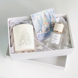 Подарочный набор Alpha aroma: арома свеча + парфюмированный спрей.