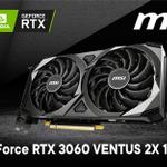 MSI GeForce RTX 3060 VENTUS 2X 12G OC баланс производительности и доступности