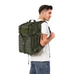 50L Tactical Backpack, Large Men 3 Day Assault Rucksack Military Daypack Черный, песочный, зеленый