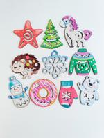 Трафареты "Зимние узоры" 12025