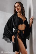 D0119 ЧЕРНЫЙ ХАЛАТ