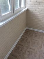 Обшивка балкона.