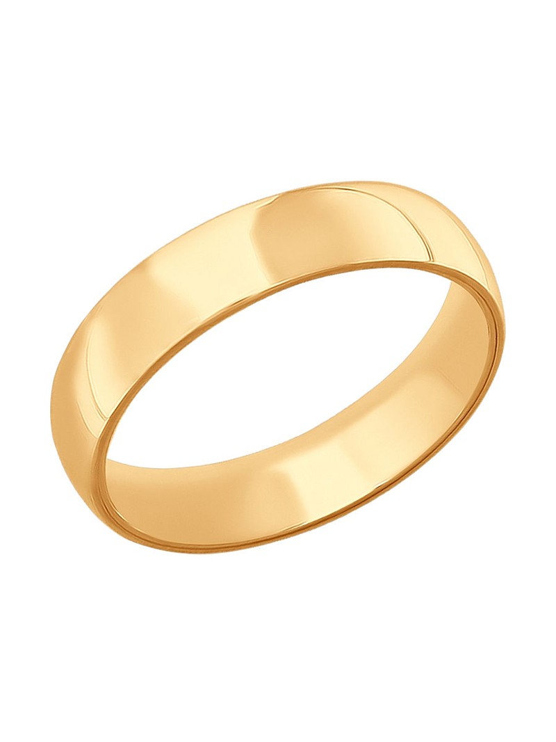 Обручальные кольца широкие гладкие золотые