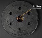 Диск для штанг и гантелей Barfits 1,25 кг d26