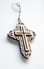 Крест на присоске в машину