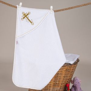 Крестильные полотенца, полотенца с уголком для новорожденных