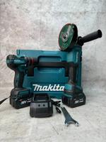 Набор электроинструмента 2 в 1 Makita 36V 6Ah Набор 2в1 Makita 36V 6Ah (Шуруповерт, УШМ, 2 АКБ)