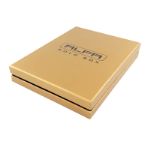 Коробка для - Тонкий комплект - ювелирные футляры с логотипом вашего бренда Alfa Gold Box KCK15 KCK15
