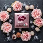 Конфеты (леденцы) без сахара Kiss Delice со вкусом Нежной Розы, личи и мяты 50 гр 4665272351807