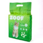 Тофу комкующийся наполнитель для кошек (зеленое яблоко) ZOOF