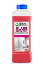 GLARE CONCENTRATE Чистящее средство для акриловых ванн и душевых кабин 1л BERLI